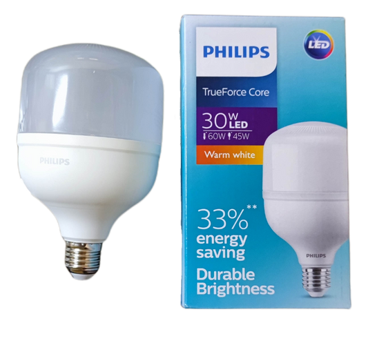 Philips 30W LED Capsule Bulb E27 220V True Force Core, 30W LED Bulb E27 220V
