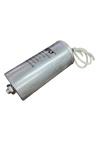 Firefly 1000W capacitor 220V in metallic casing, ideal for electrical circuit applications