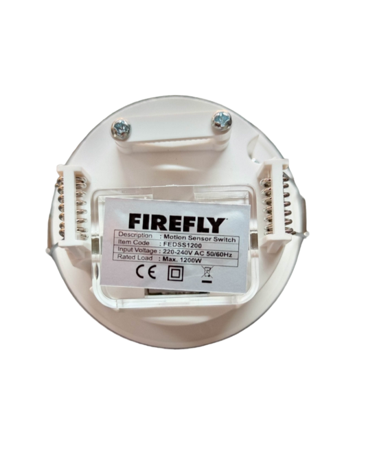 Firefly motion sensor light switch for security and automatic lighting control