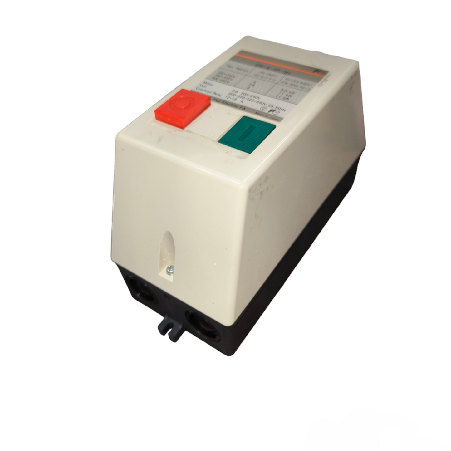 Fuji Magnetic Starter 3 Phase 220V with red and green control buttons for electrical circuitry