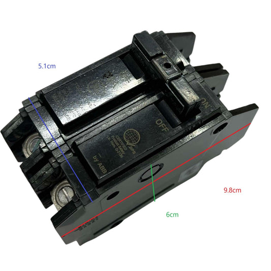 ABB GE 50A Circuit Breaker 2 Pole with Compact Design for Electrical Safety Solutions