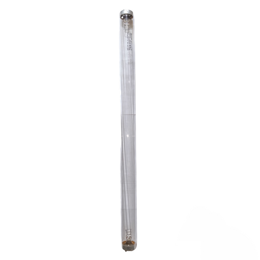 20W Germicidal Fluorescent Tube T10 compact fluorescent bulb by Sankyo Denki with clear glass and metal end caps