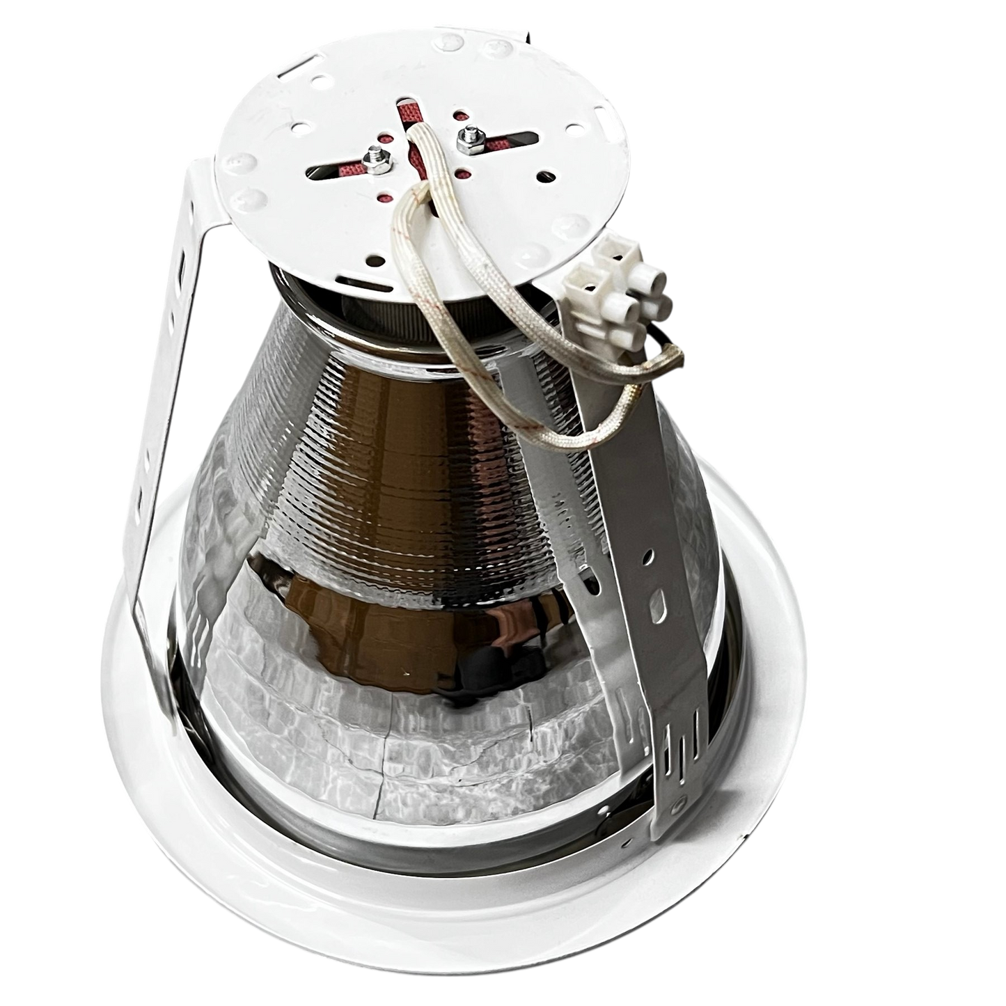 Biglite 6 inch pinlight fixture E27 metal and white lighting installation accessory