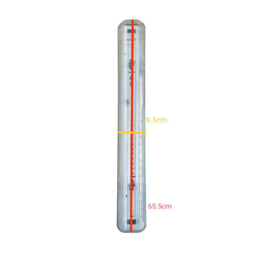 8W LED weatherproof fluorescent light by Opple and Ecolum with clear protective casing for outdoor use