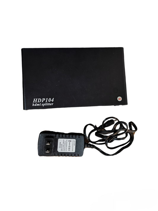 Grippes Splitter 1x4 Version 1.3 220V HDMI splitter with power adapter cable for signal distribution