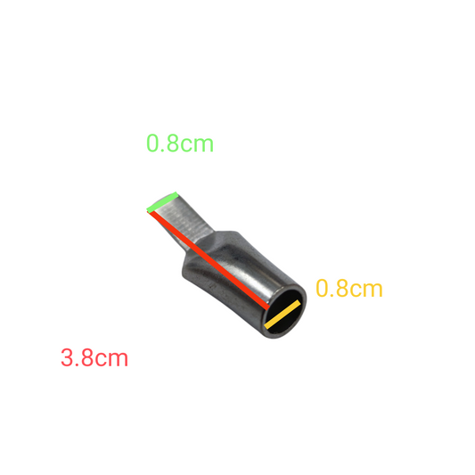 Terminal lugs for miniature electrical connections measuring 3.8 cm length and 0.8 cm width