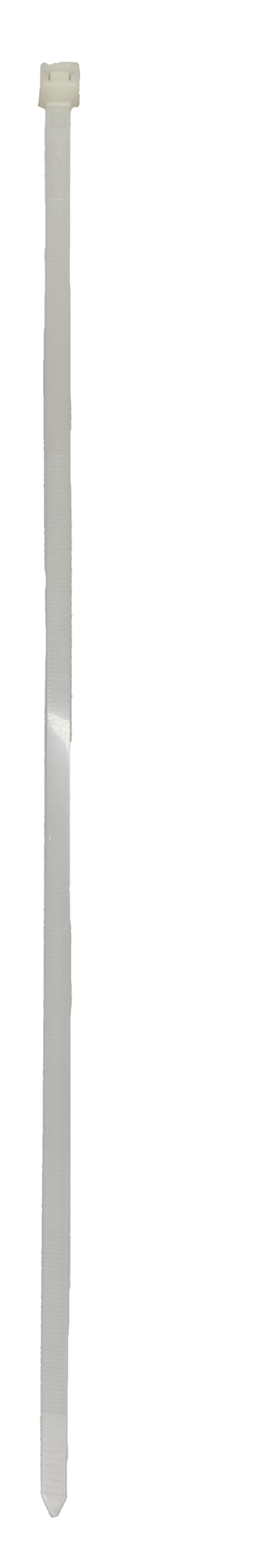 Grippes Cable Tie 12 Inches white durable plastic fastener for securing cables and wires