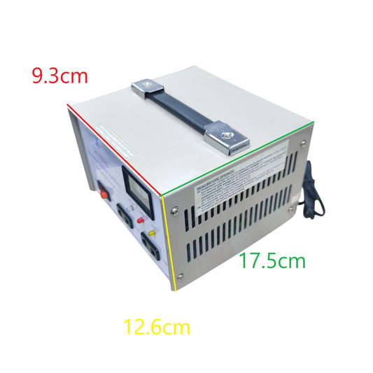 Hi-Tech 500W Automatic Voltage Regulator with compact metal body and carrying handle