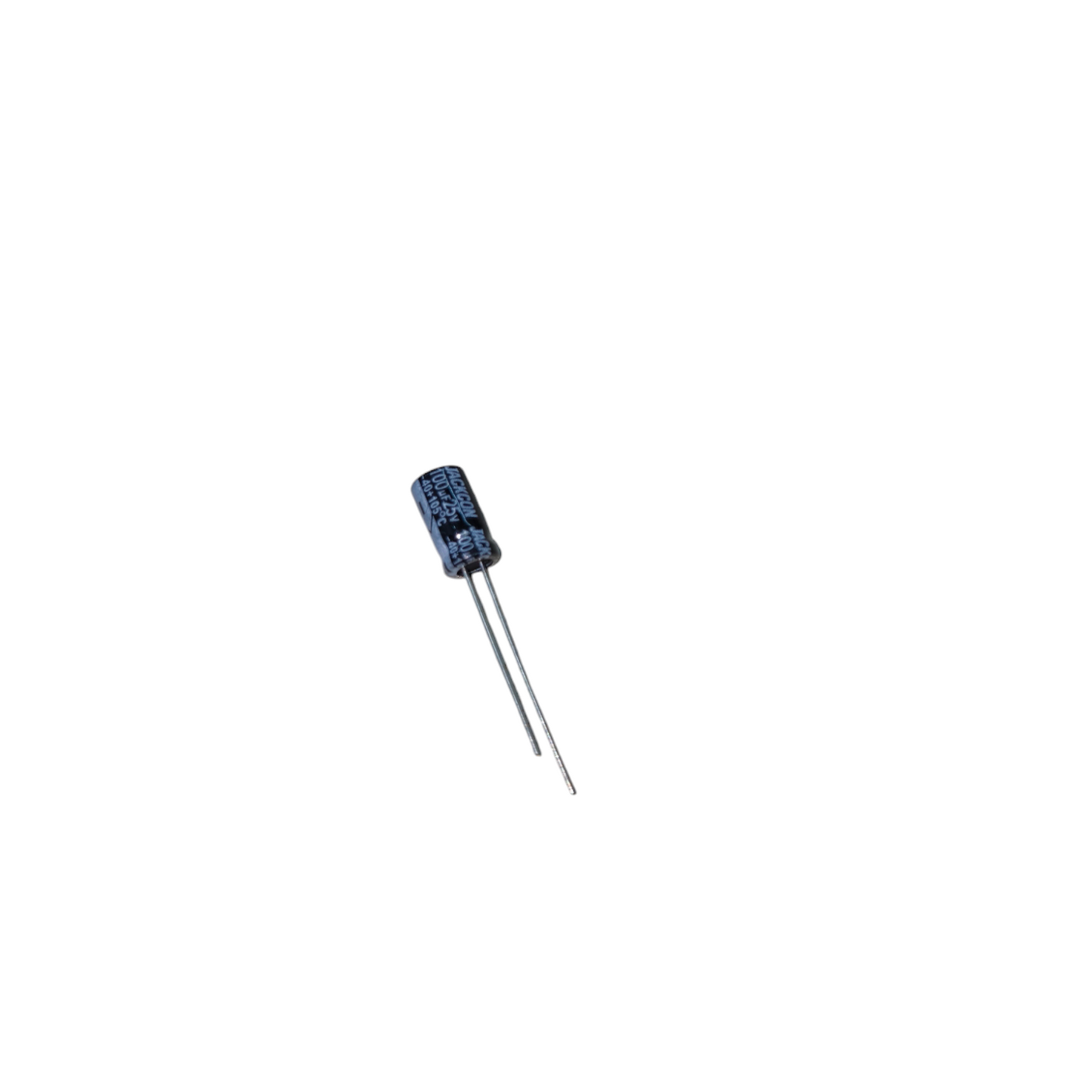 High quality mylar film capacitor with two lead terminals for reliable electrical circuit applications