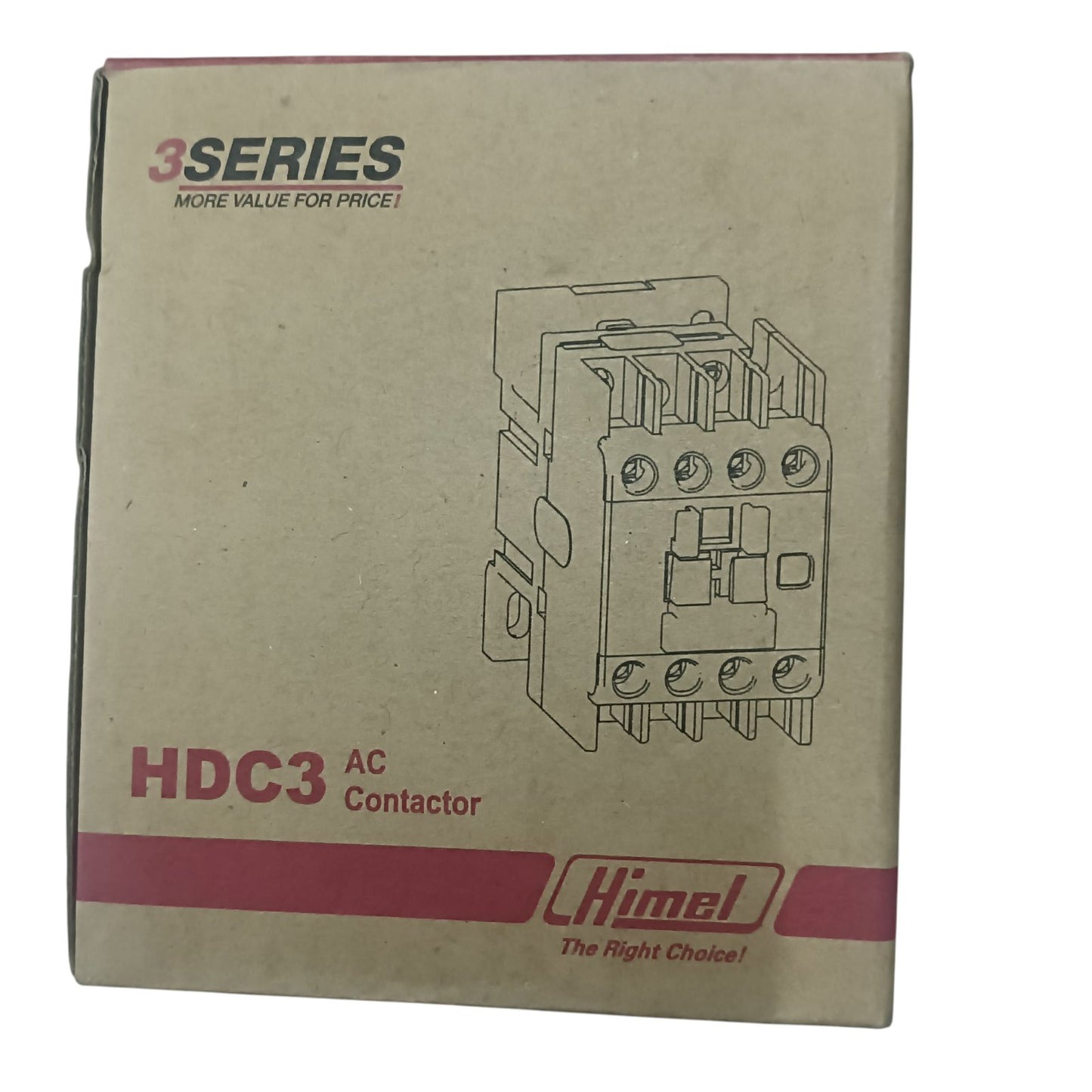 Himel Magnetic Contactor 18A 220V HDC3 AC Contactor in packaging box for power points switches and plugs