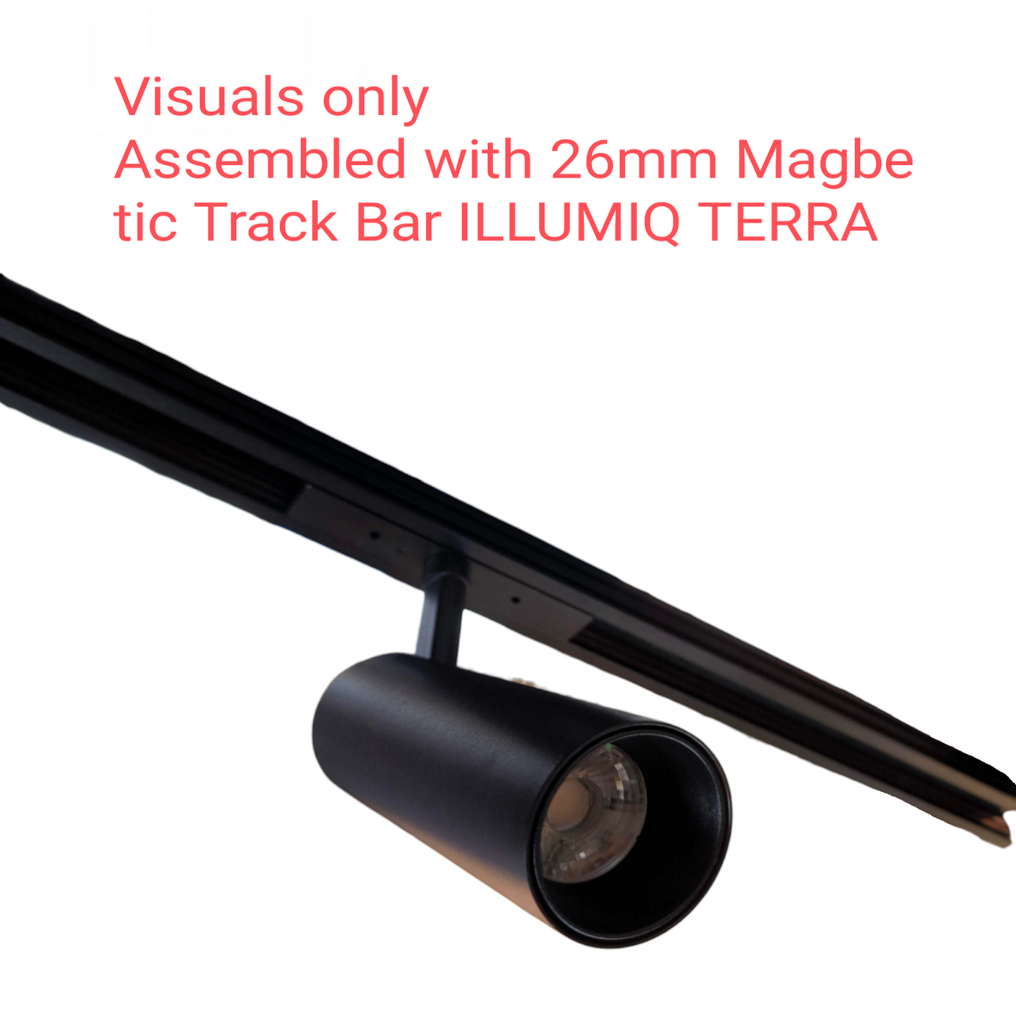 ILLUMIQ TERRA 12W LED Track Light 48V Ceiling Fixture (4000K)
