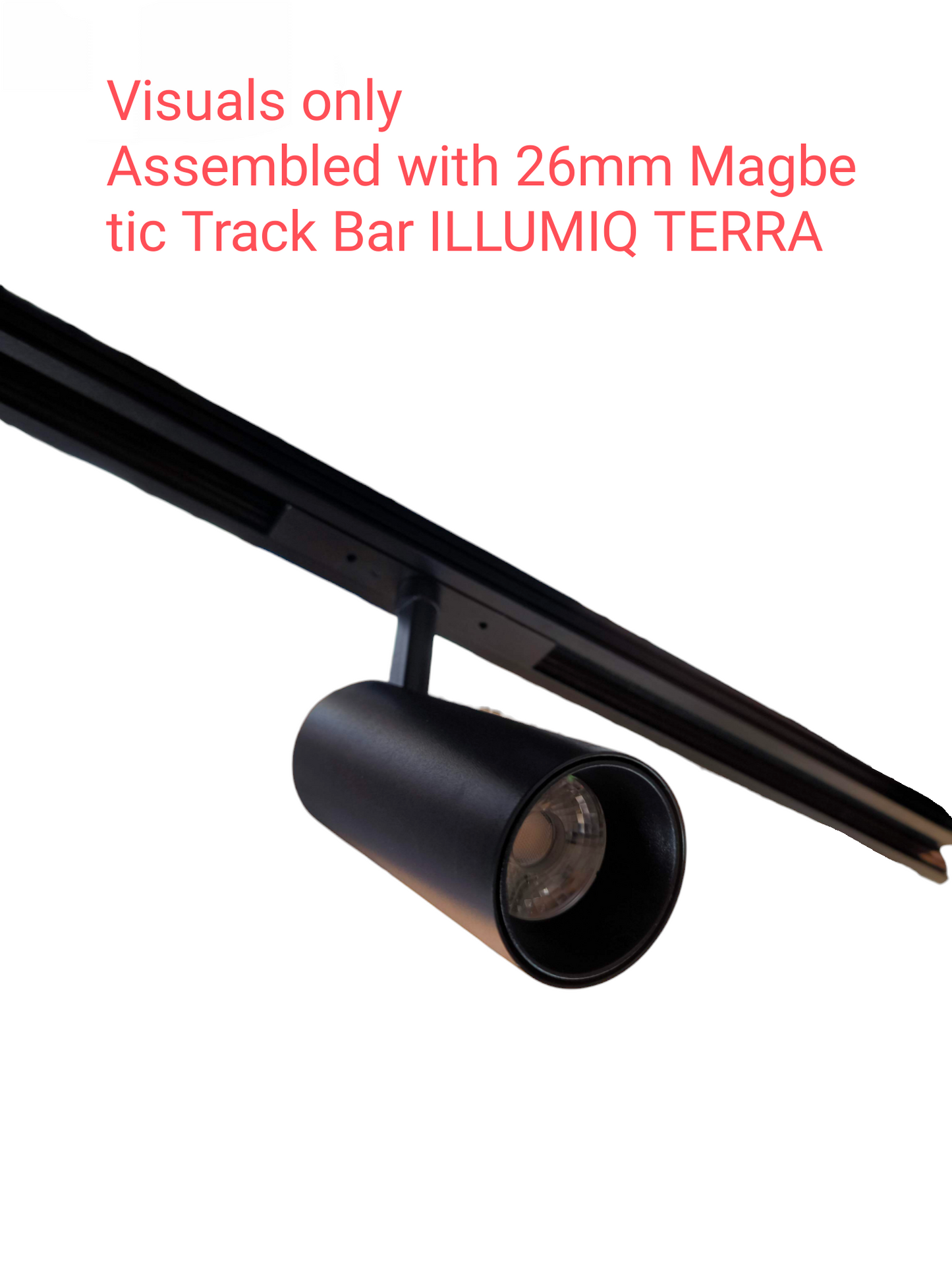ILLUMIQ TERRA 12W LED Track Light 48V Ceiling Fixture (3000K)