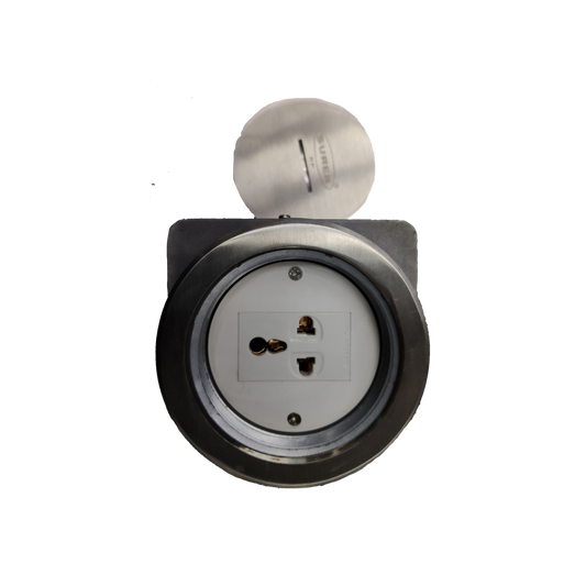 Surer 1 Gang Universal with Ground power point socket with protective metal cover
