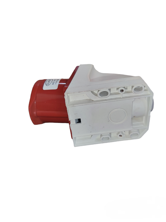 Surer industrial outlet 6h 4P red and white electrical socket component for heavy-duty use
