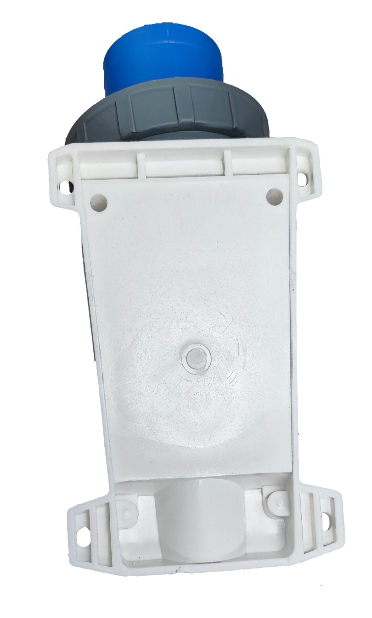 Grippes Industrial Plug Wall Type 63a 3 Pins in white and blue for heavy-duty electrical connections