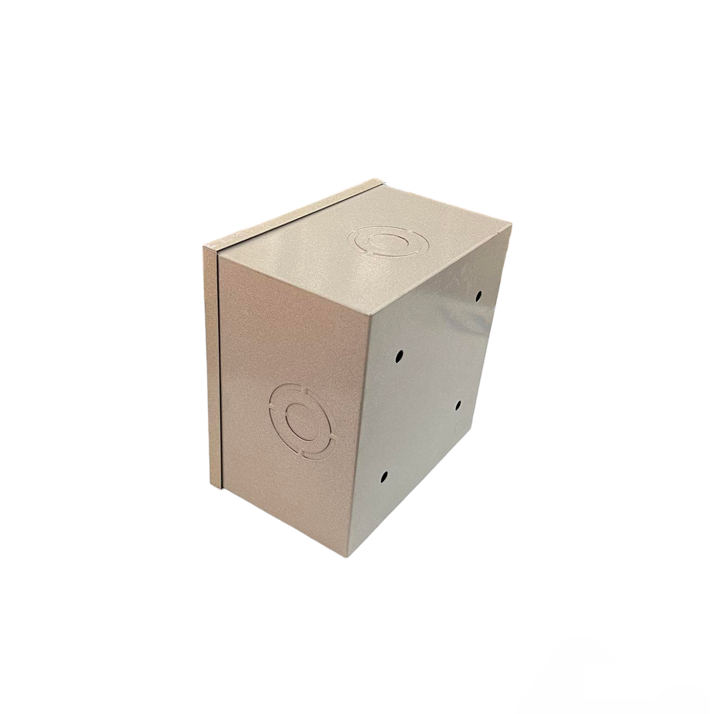 Local industrial pull box 0.65mm thickness metal enclosure with side knockouts for wiring
