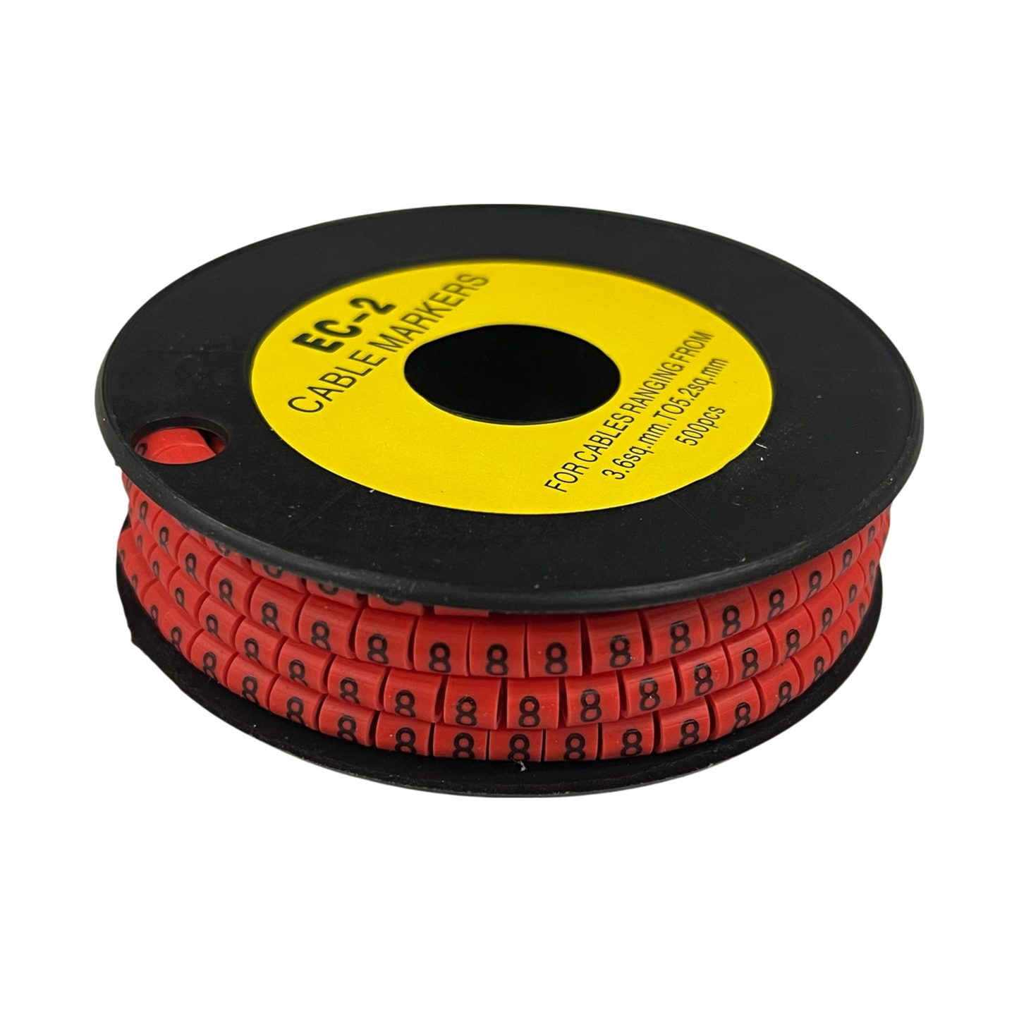 500pcs Cable Marker Red - 8 for organizing and labeling cables easily and efficiently