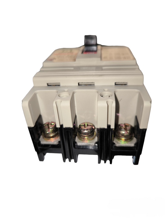 Koten 60A 3Pole Industrial Circuit Breaker with three connection terminals in white and black casing