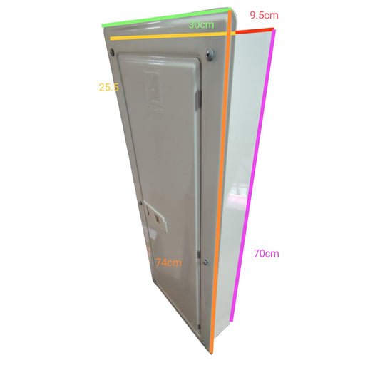 Koten panel board 24 branches with measurements showing 74cm height and 30cm width