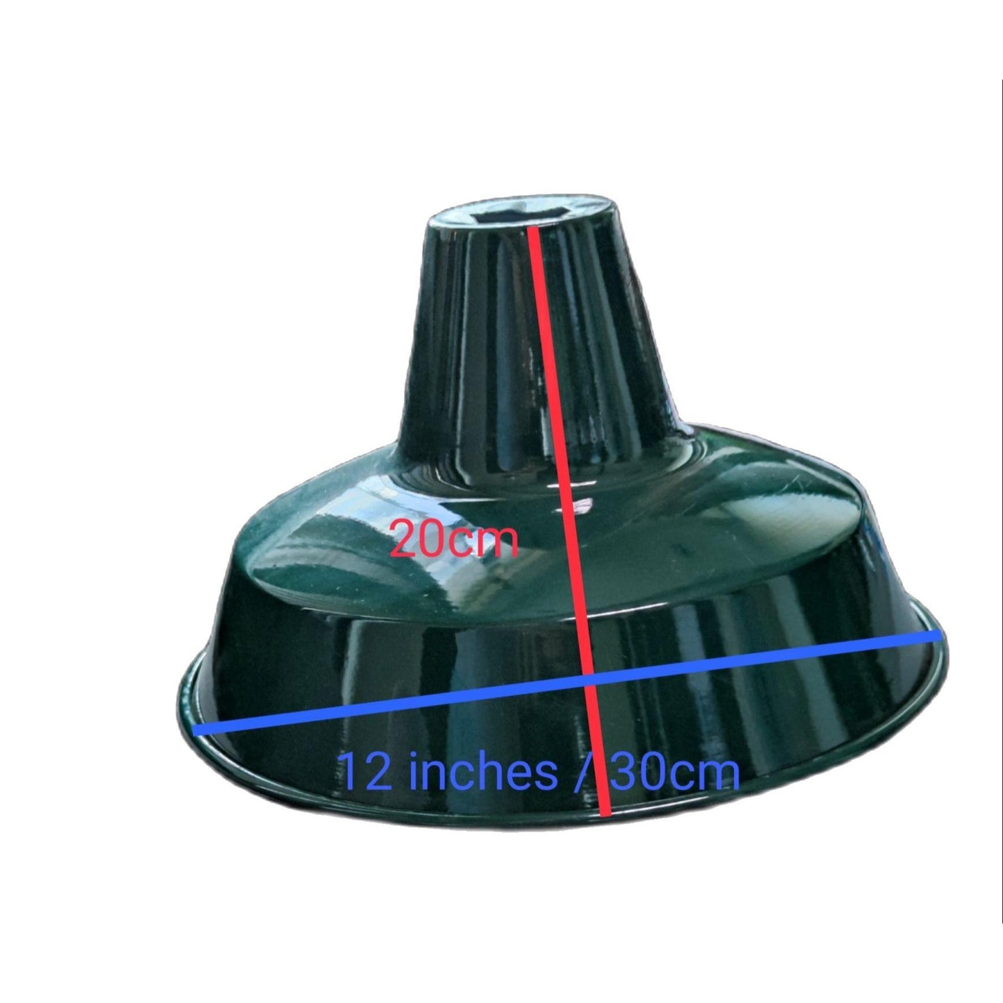 Amco 12 inch green lamp cover Deep Type with a sleek design for lighting accessories