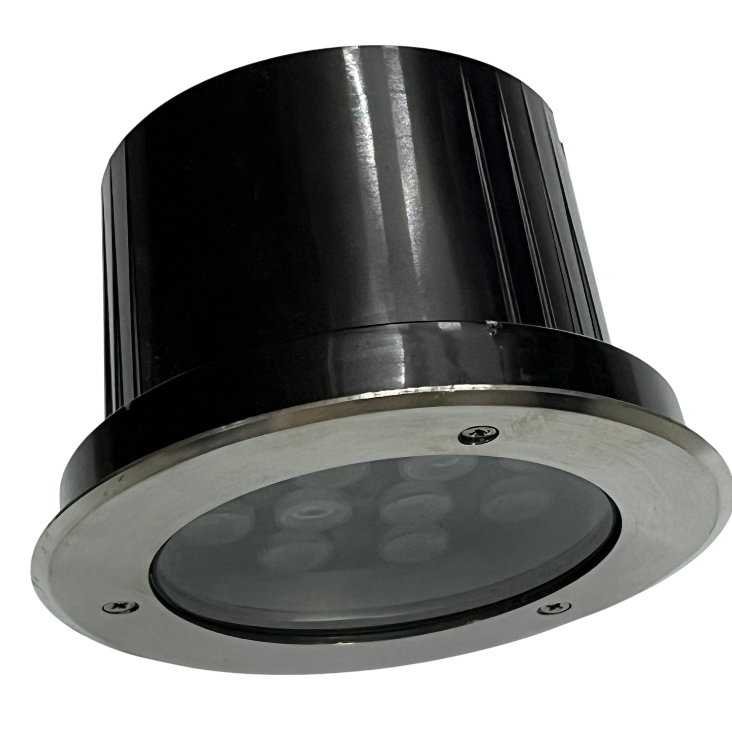 12W LED Pool Lights 12VDC with stainless steel trim for underwater pool lighting