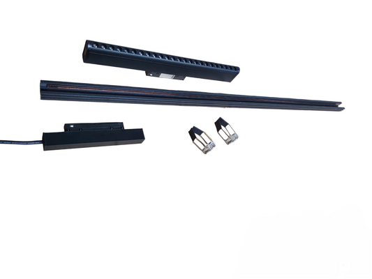 ILLUMIQ TERRA Magnetic Track Light 1 Meter 26mm black ceiling light components with connectors