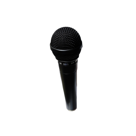 Sherman microphone with 5 meters cord featuring a black metal mesh grille and sturdy body