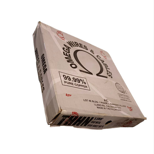 Omega 10 AWG electrical wire roll THHN Stranded for reliable electrical connections and projects