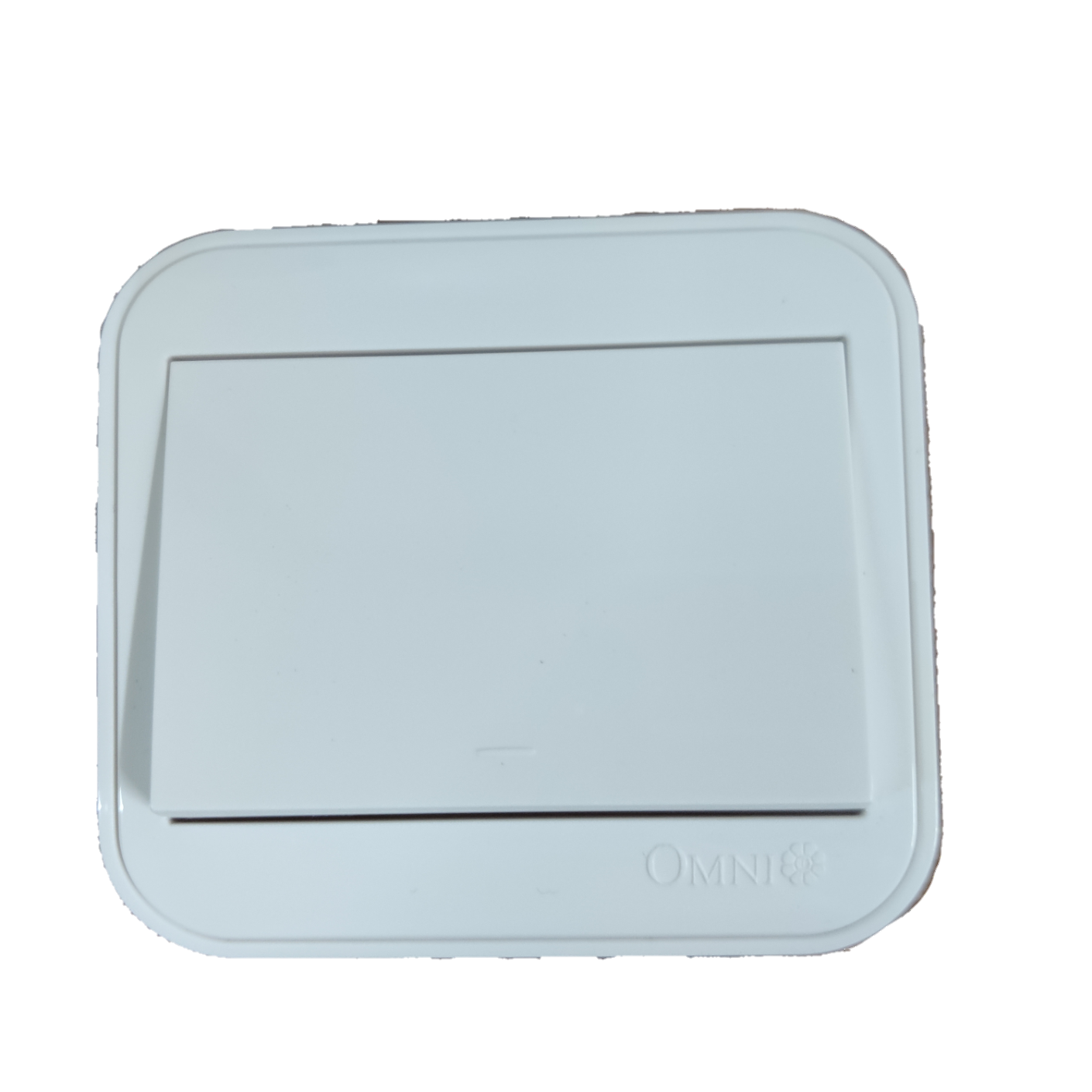 Omni 1 gang surface switch 10A white power switch with sleek design