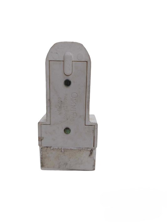 Omni Fluorescent Holder with Starter Holder used for lighting installation and accessories