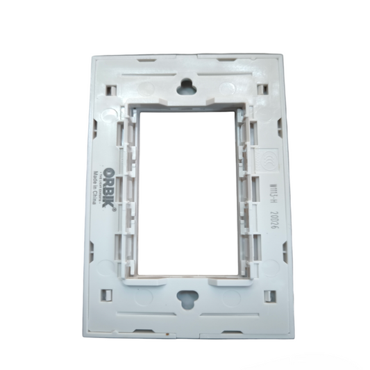 T&J wide series plate cover white for power points switches and plugs