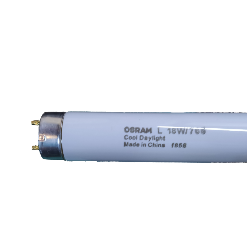 Osram 18W T8 fluorescent tube daylight ideal for bright lighting in indoor spaces