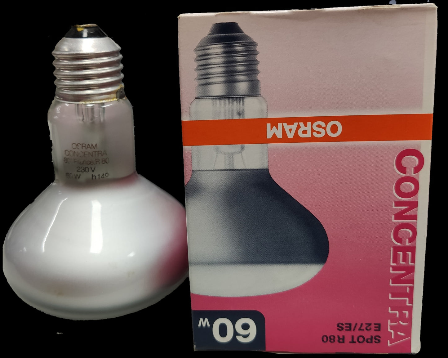 Electx Electrical Supply 60W spot light bulb E27 incandescent bulb with original packaging