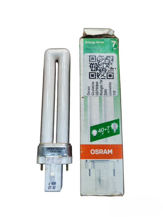 G23 pin base CFL replacement bulb compact fluorescent bulb with Osram packaging from China