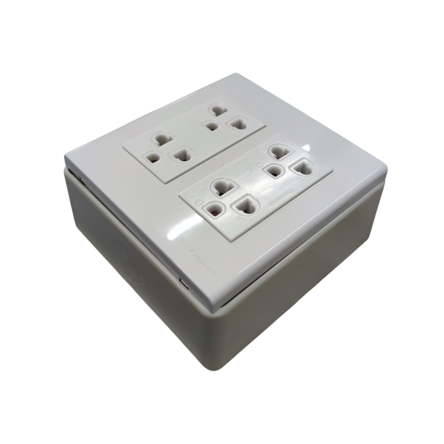 Duplex socket outlet with ground 16A power point switch panel by Omni Panasonic and Kopez
