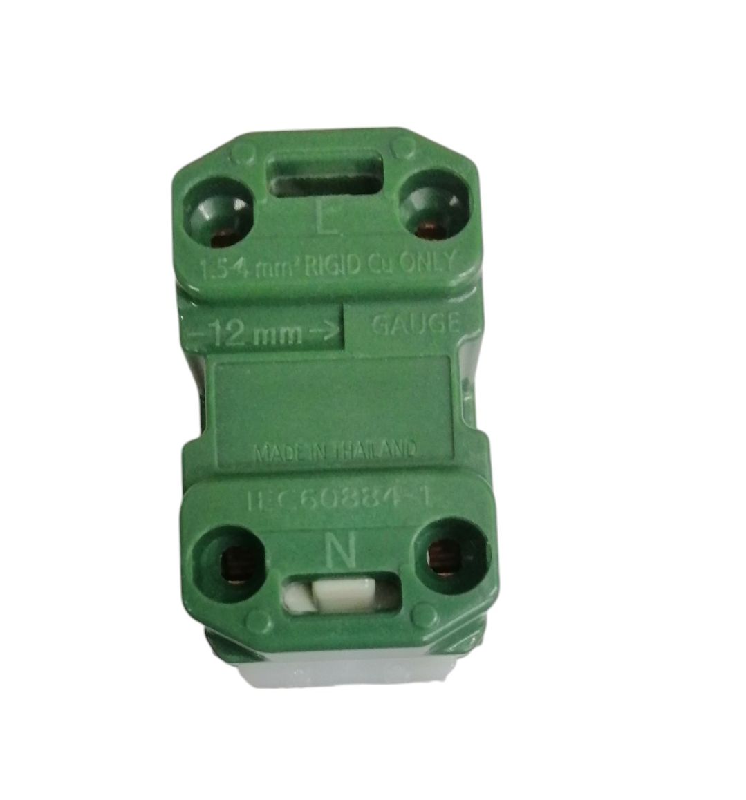 Green Panasonic universal outlet 16A power point component for electrical wiring