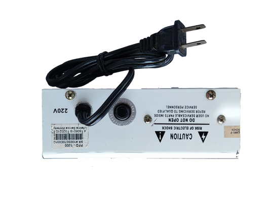 Panther power on delay device white electrical part with black cord and plug for 220V use