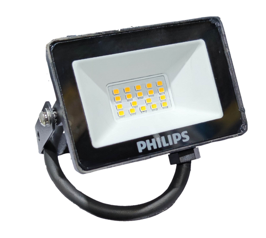 Philips 10W LED Flood Light 220V Neutral with a sleek design for outdoor lighting