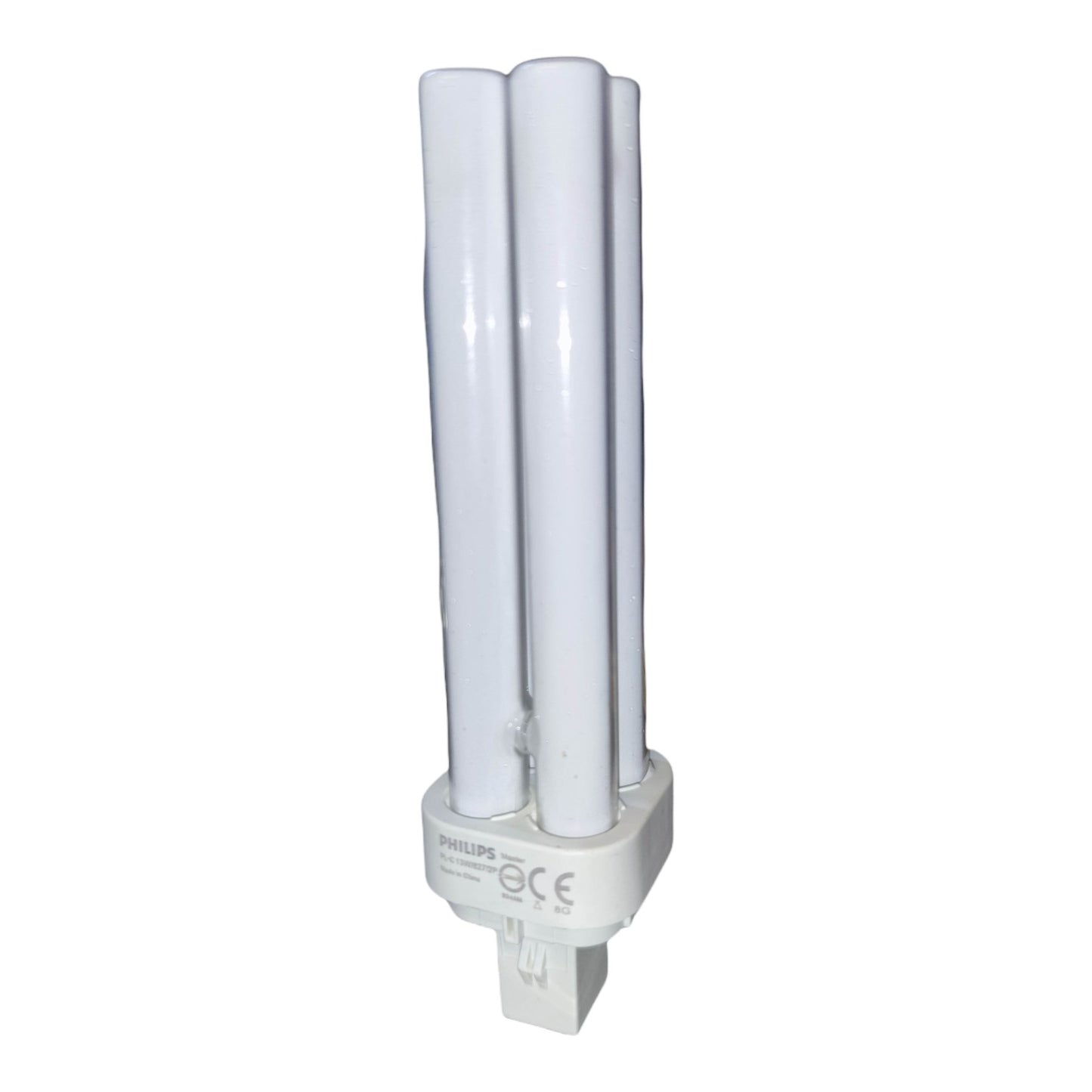 Philips 13W Pinlight 3000K Warm White G24d-1 Socket CFL Compact Fluorescent Lamp PLC2P13W/827