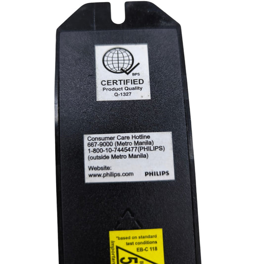 Philips 18W Electronic Ballast 220V black lighting installation accessory with certification label
