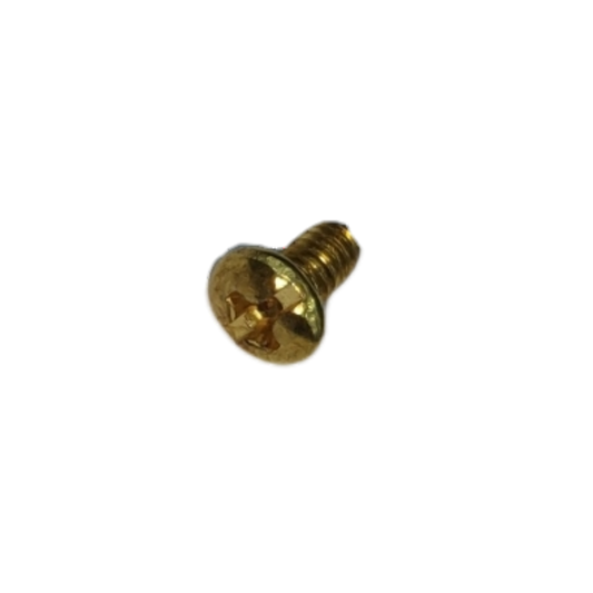 Small Philips Cross Positive Screw with brass finish for precise fastening in hand tools and accessories