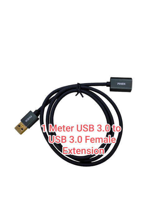 1 Meter USB 3.0 to USB 3.0 Female Extension Cable for Enhanced Connectivity