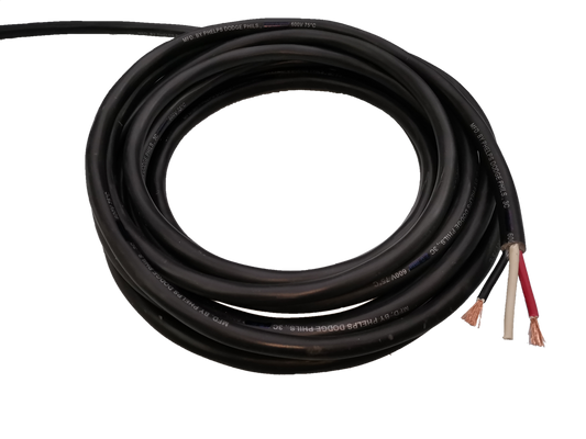 Phelps Dodge Power Cable AWG 14 3 Core in Black, ideal for electrical connections and wiring projects