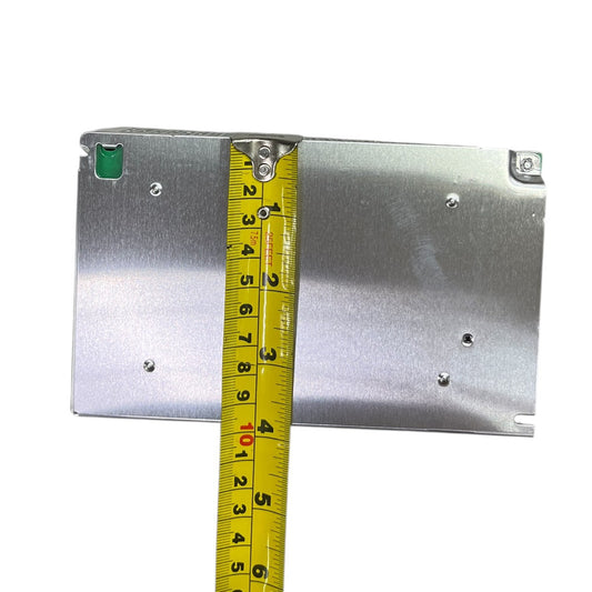 ZwitseRise Power Supply 24V 5A with measurements showing size and design features