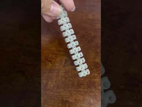 GRIPPES 20A 12 Pairs PVC Terminal Block ( 2pcs)