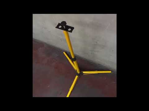 Grippes Flood Light Stand 1 Meter 1 Head, Flood Light Tripod, Telescopic Tripod Stand Only