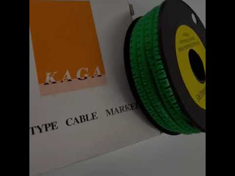 Cable (Y) Marker EC-1 Green 2.6mm to 4.2mm 1000pcs 1 Roll EC-1G(Y)