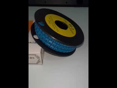 Grippes (1) Cable Marker 5.0mm to 7.2mm (350pcs) Blue EC-3B(1)