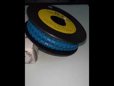 Grippes (H) Cable Marker 5.0mm to 7.2mm (350pcs) Blue EC-3B(H)