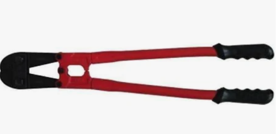 Butterfly Heavy Duty Bolt Cutter 24 Inch red long handled bolt cutter with black hardened jaws and rubber grips